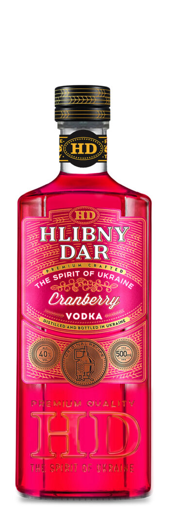 Hlibny Dar Cranberry Vodka 50cl