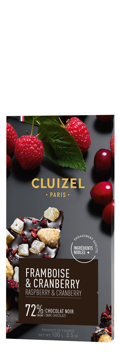 Michel Cluizel 72% Framboise šokolaad 100g