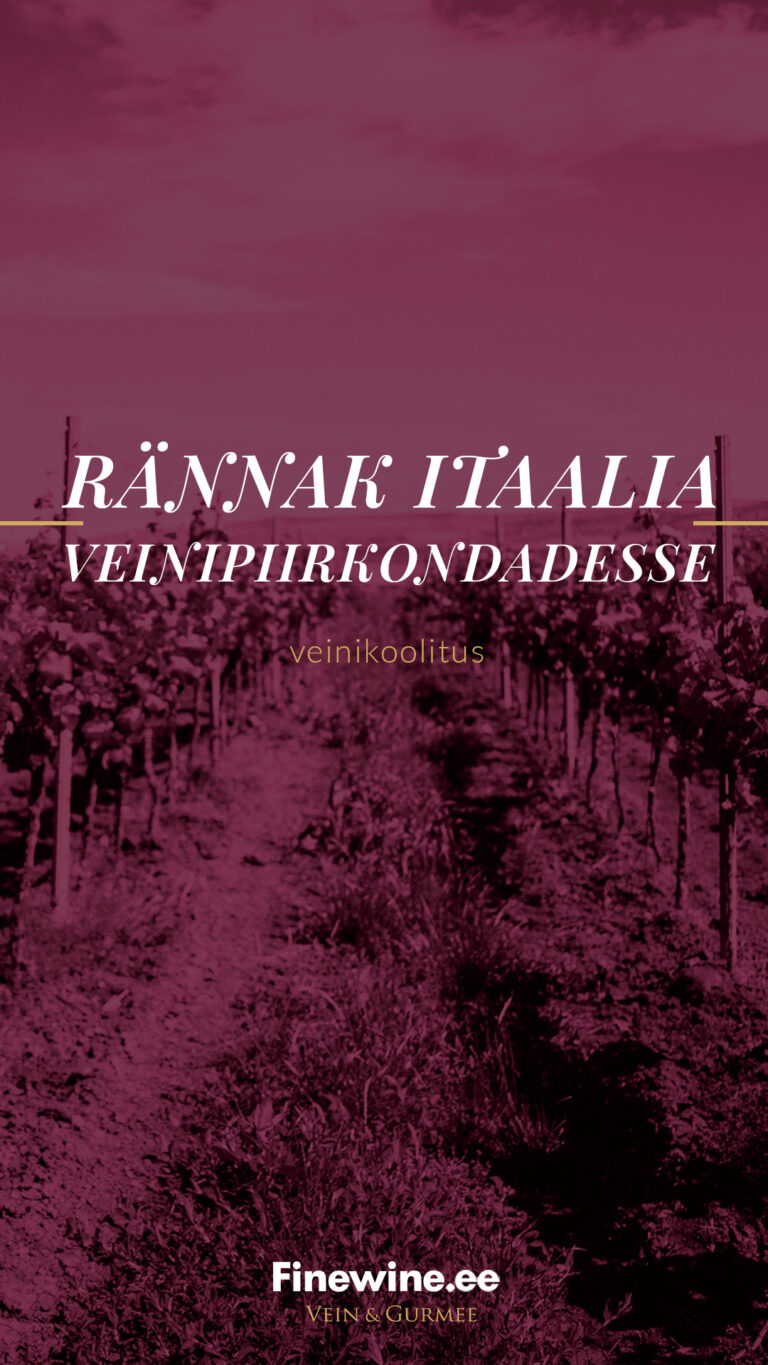 Rännak Itaalia veinipiirkondadesse
