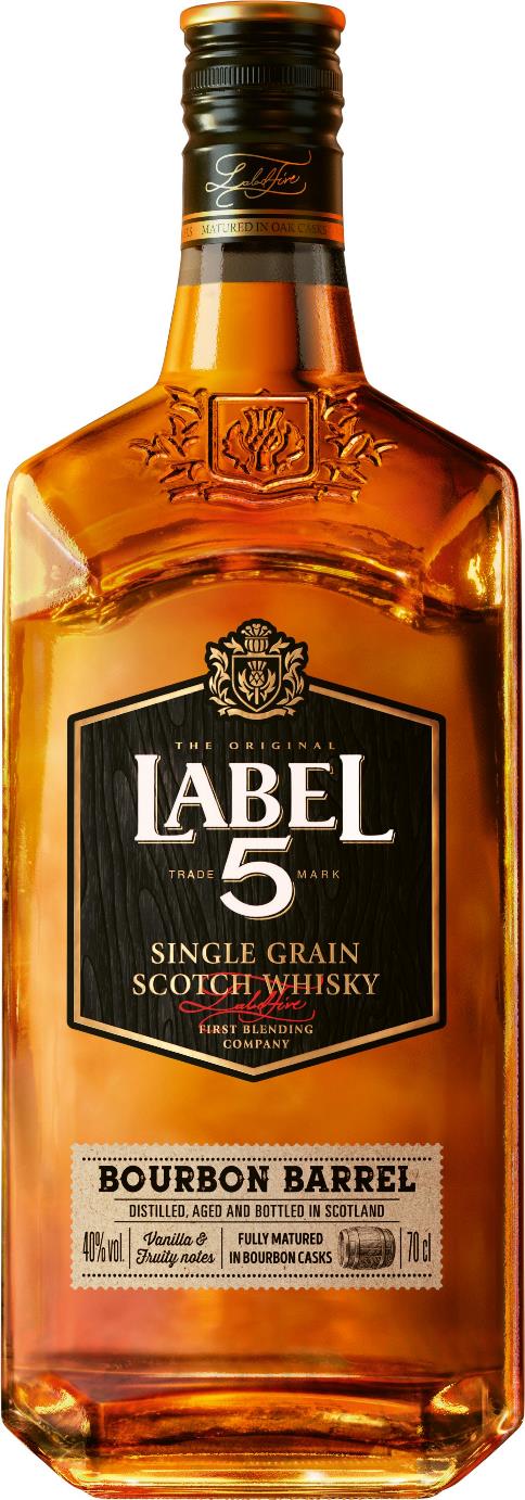 Label 5 Bourbon Barrel Scotch Whisky 70cl