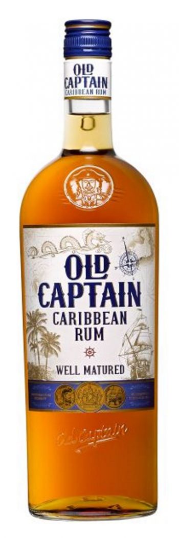 Old Captain Well Mat. Caribbean Brown Rum 100cl