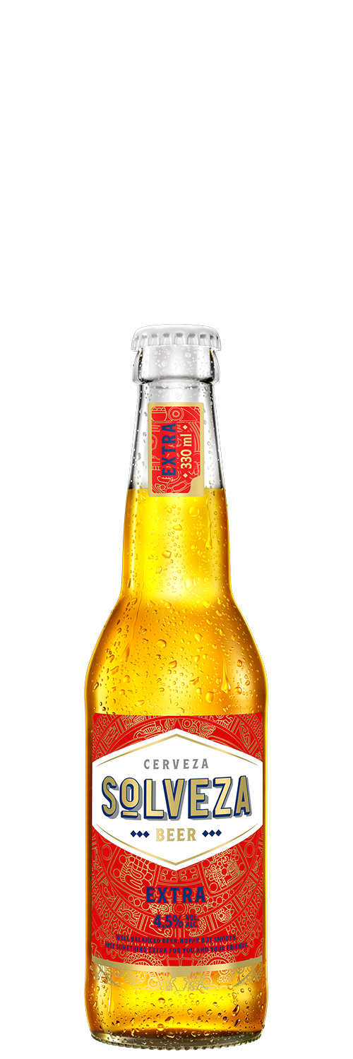 Solveza Extra Beer 33cl bottle