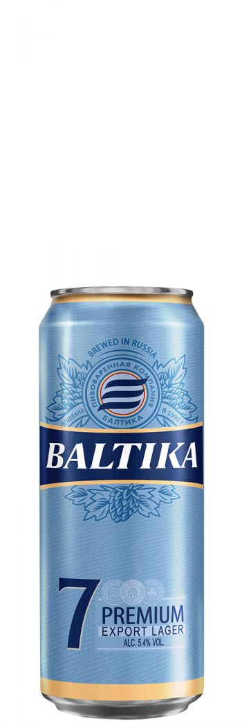 Baltika 7 Export Beer 45cl CAN