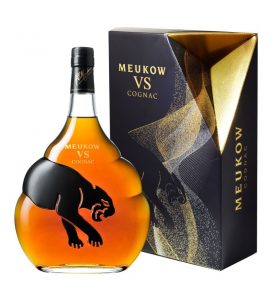 Meukow VS festive bottle giftbox