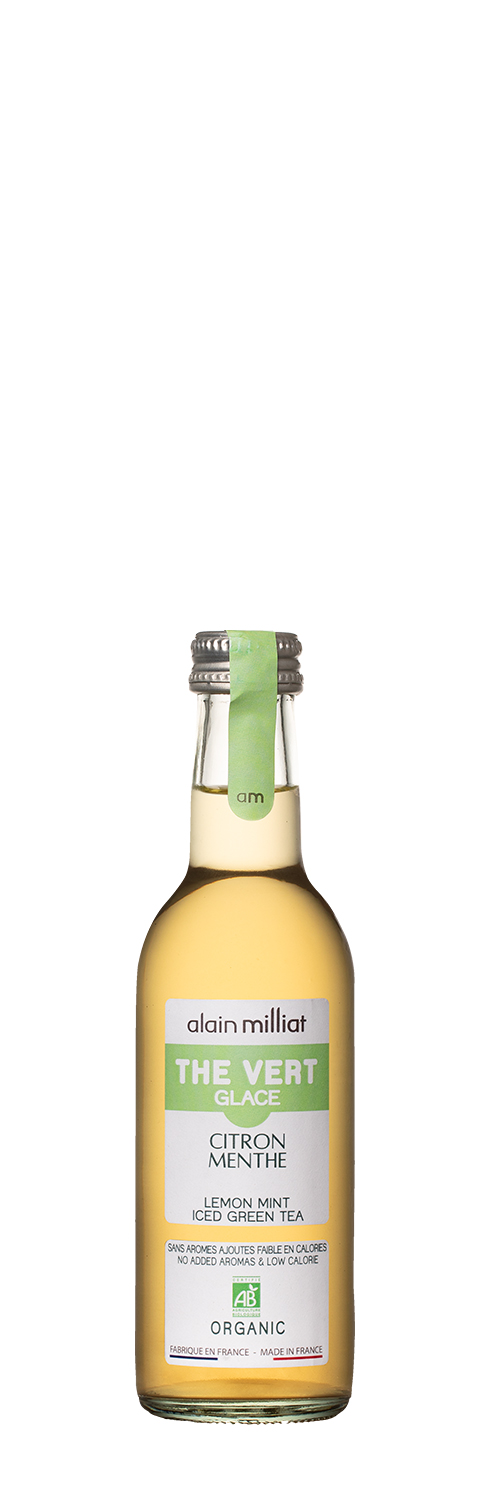 Privaatpostitus: Alain Milliat Organic Lemon Mint Ice Tea 25cl